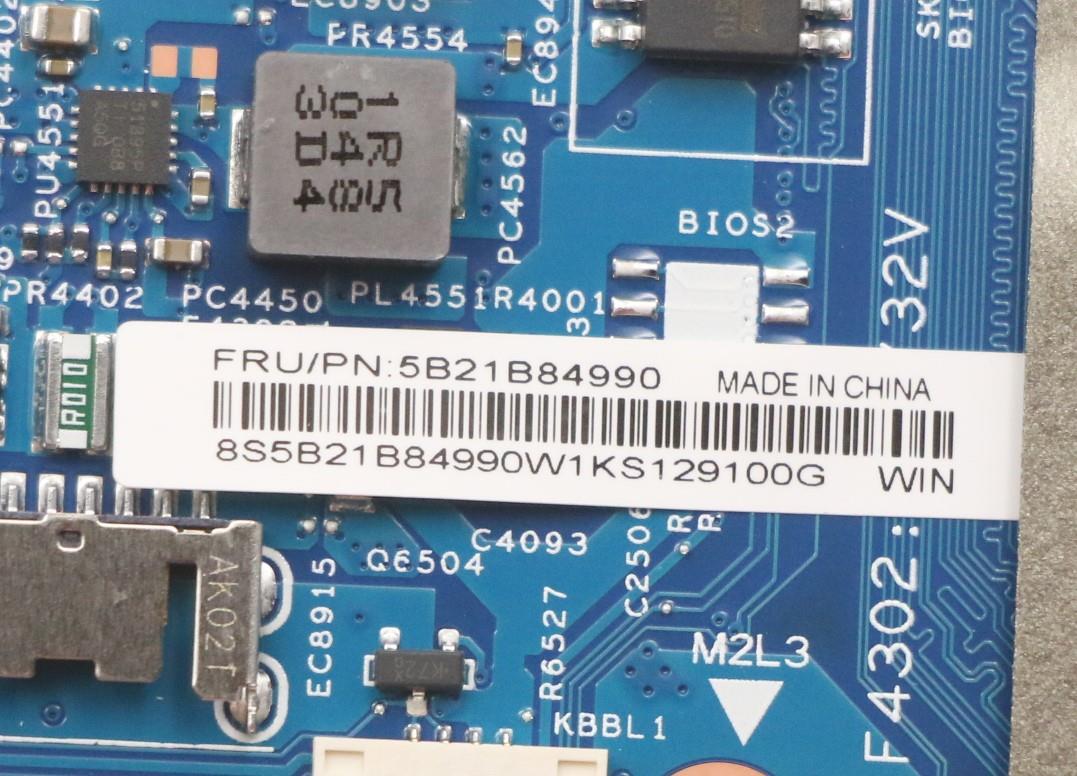 Lenovo Bdplanar Mb Win W 82Hu R55500U - 5B21B84990