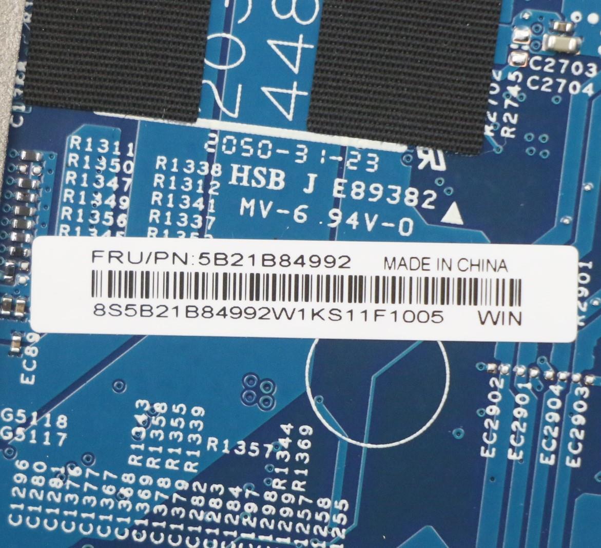 Lenovo Motherboard with AMD Ryzen 7 5700U, 16GB RAM - 5B21B84992