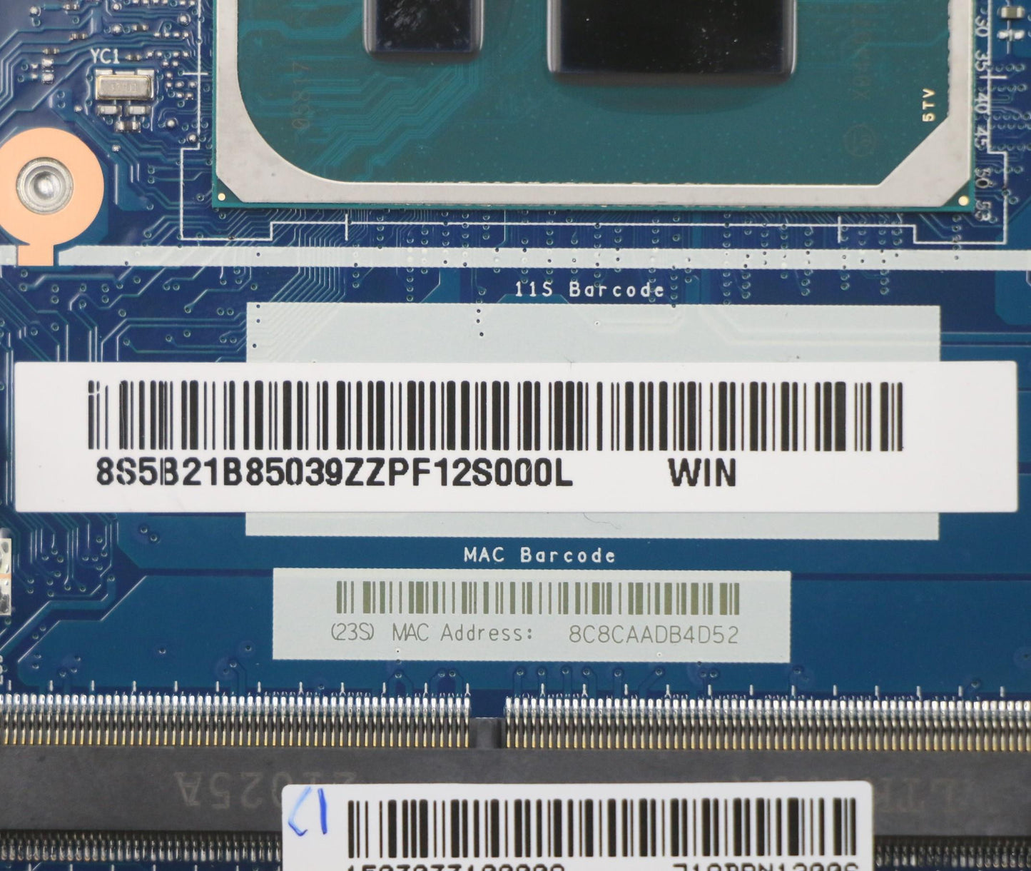 Lenovo Motherboard L82KA, i3-1115G4, UMA, 4GB RAM, RPMC - 5B21B85039