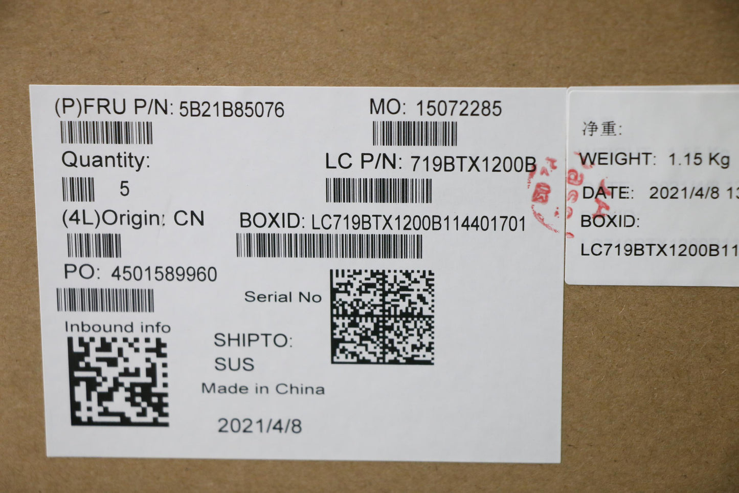 Lenovo Bdplanar Mb L82H9Wini51135G7Mx - 5B21B85076