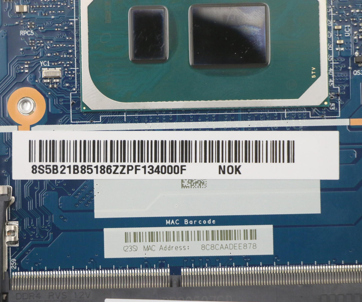Lenovo Bdplanar Mbl82H7Noki31115G4Uma - 5B21B85186