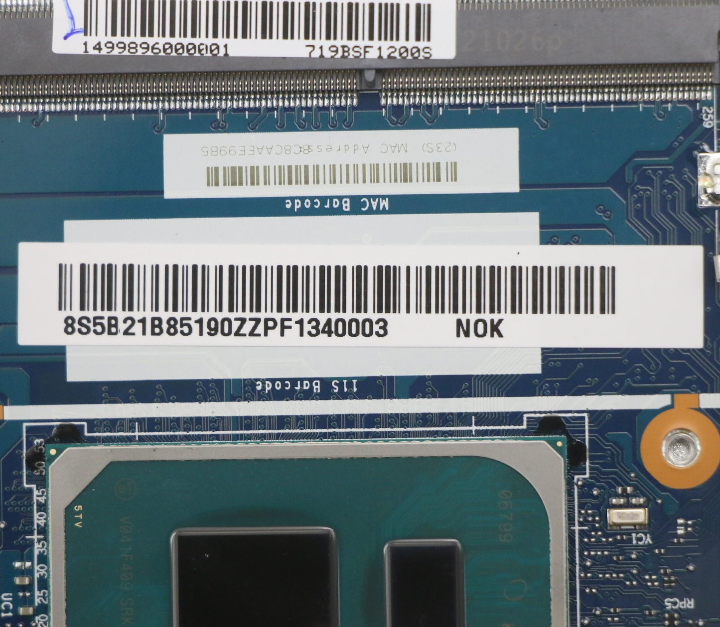 Lenovo Bdplanar Mbl82H7Noki71165G7Uma - 5B21B85190