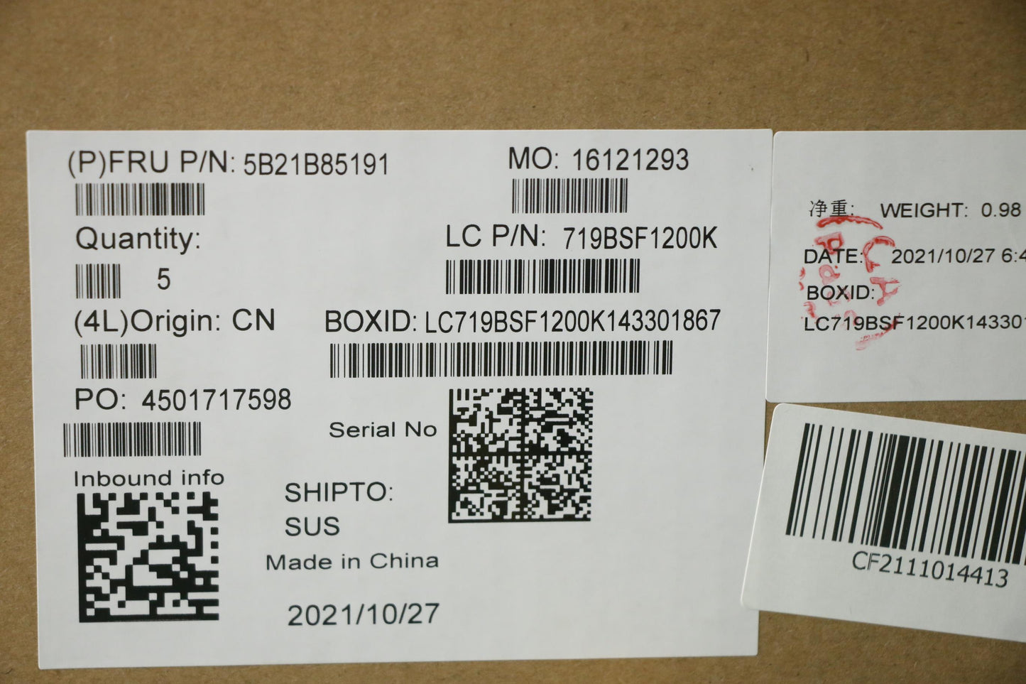 Lenovo Bdplanar Mbl82H7Wini71165G7Uma - 5B21B85191