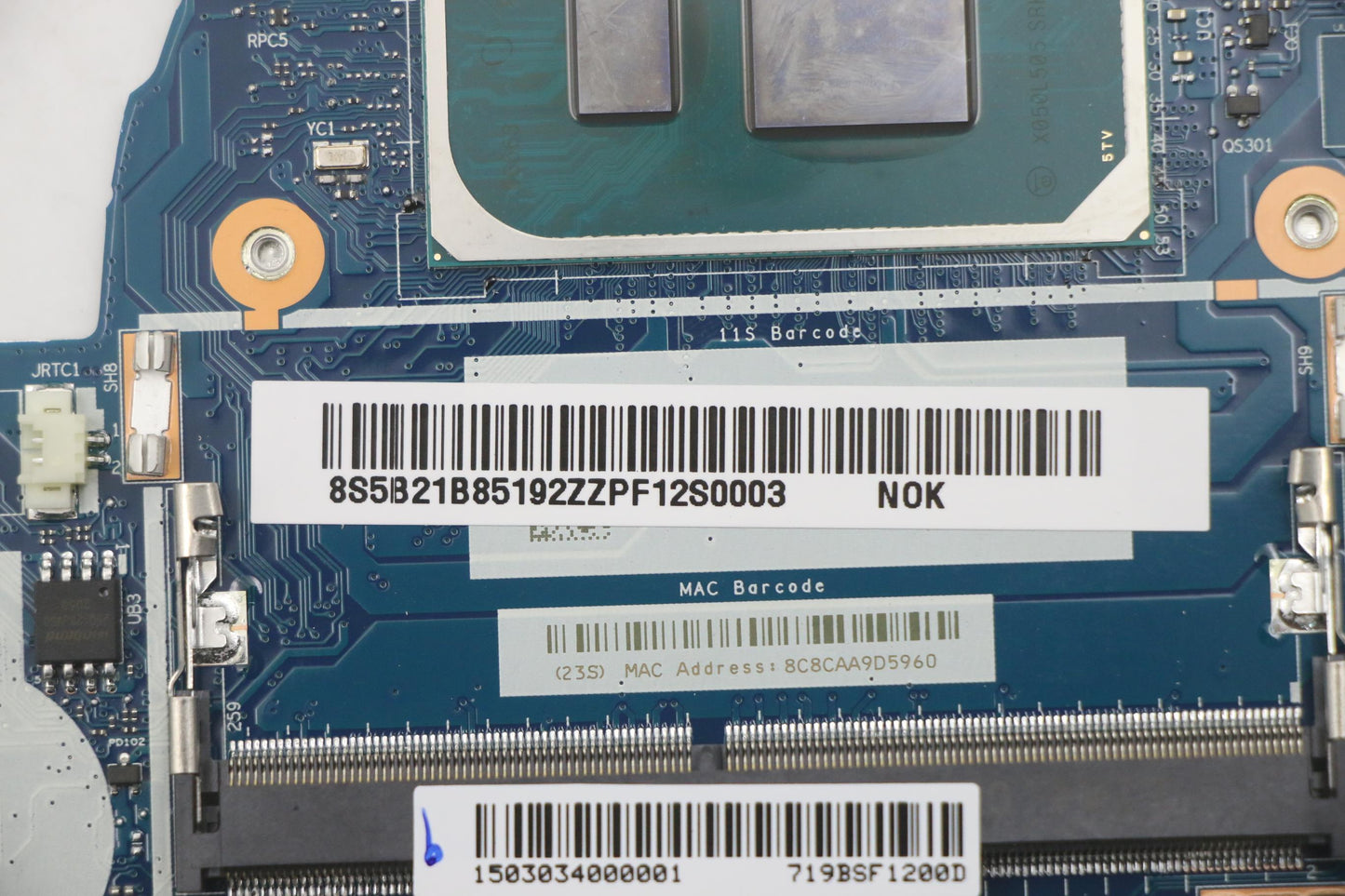 Lenovo Bdplanar Mbl82H7Noki71165G7Uma - 5B21B85192