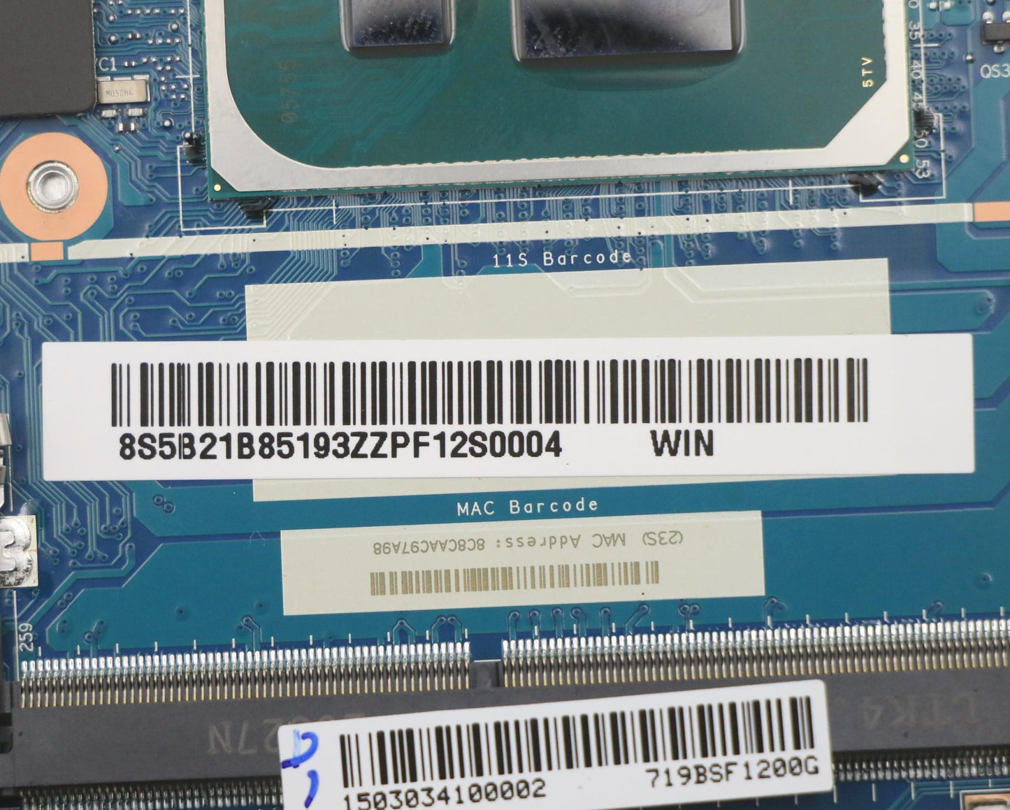 Lenovo Bdplanar Mbl82H7Wini51135G7Mx3 - 5B21B85193