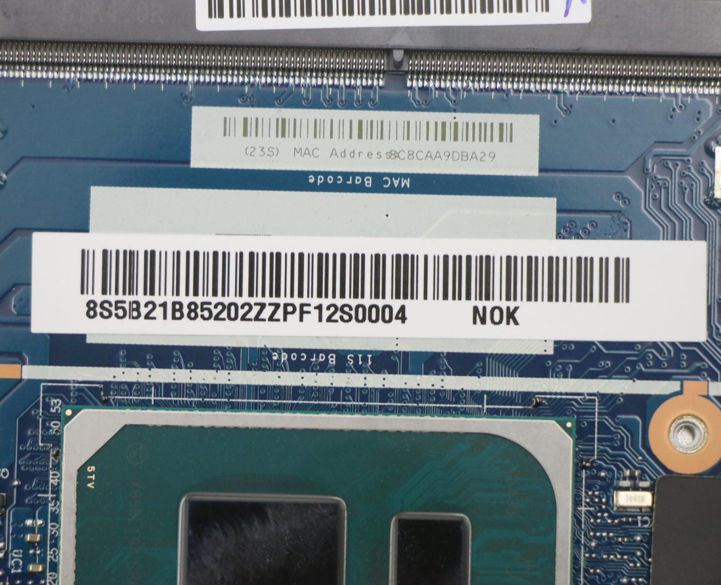 Lenovo Bdplanar Mbl82H7Noki71165G7Mx4 - 5B21B85202