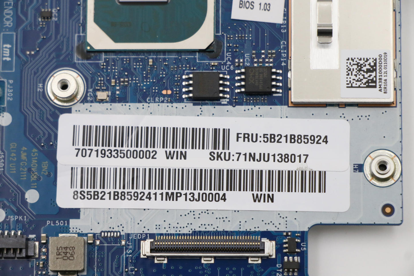 Lenovo Bdplanar Mb C 82L3 Win I5Uma 1 - 5B21B85924