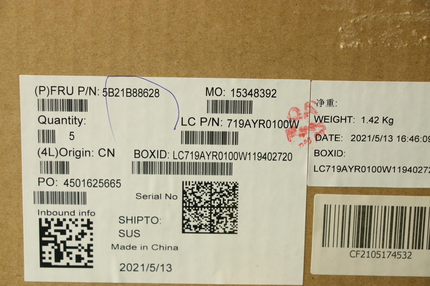 Lenovo BDPLANAR Motherboard, AMD Ryzen 5 4650U, 8GB RAM, Windows, Non-Dedicated Graphics - 5B21B88628