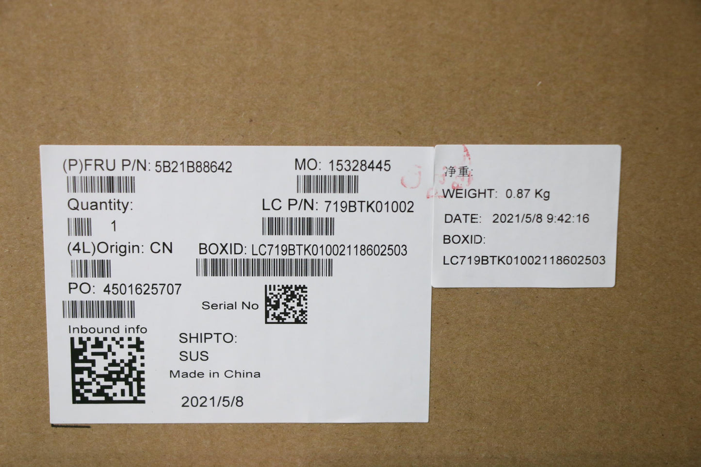 Lenovo Bdplanar Fl I5-1135G7 8G Nok N - 5B21B88642