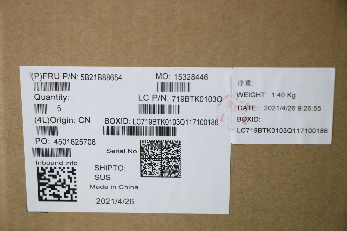Lenovo Bdplanar Fli5-1135G7 16G Win N - 5B21B88654