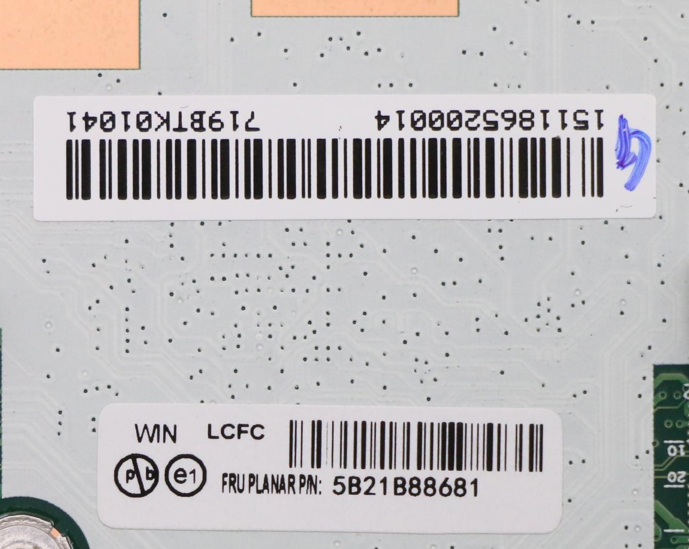 Lenovo Motherboard i7-1165G7, 16GB RAM, Windows DPK - 5B21B88681