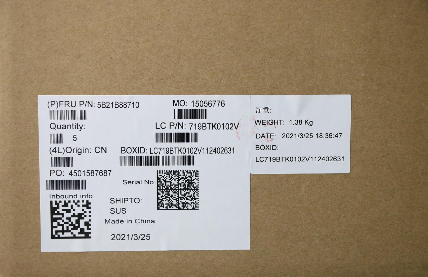 Lenovo Bdplanar Fli5-1145G7 8G Vp Win - 5B21B88710