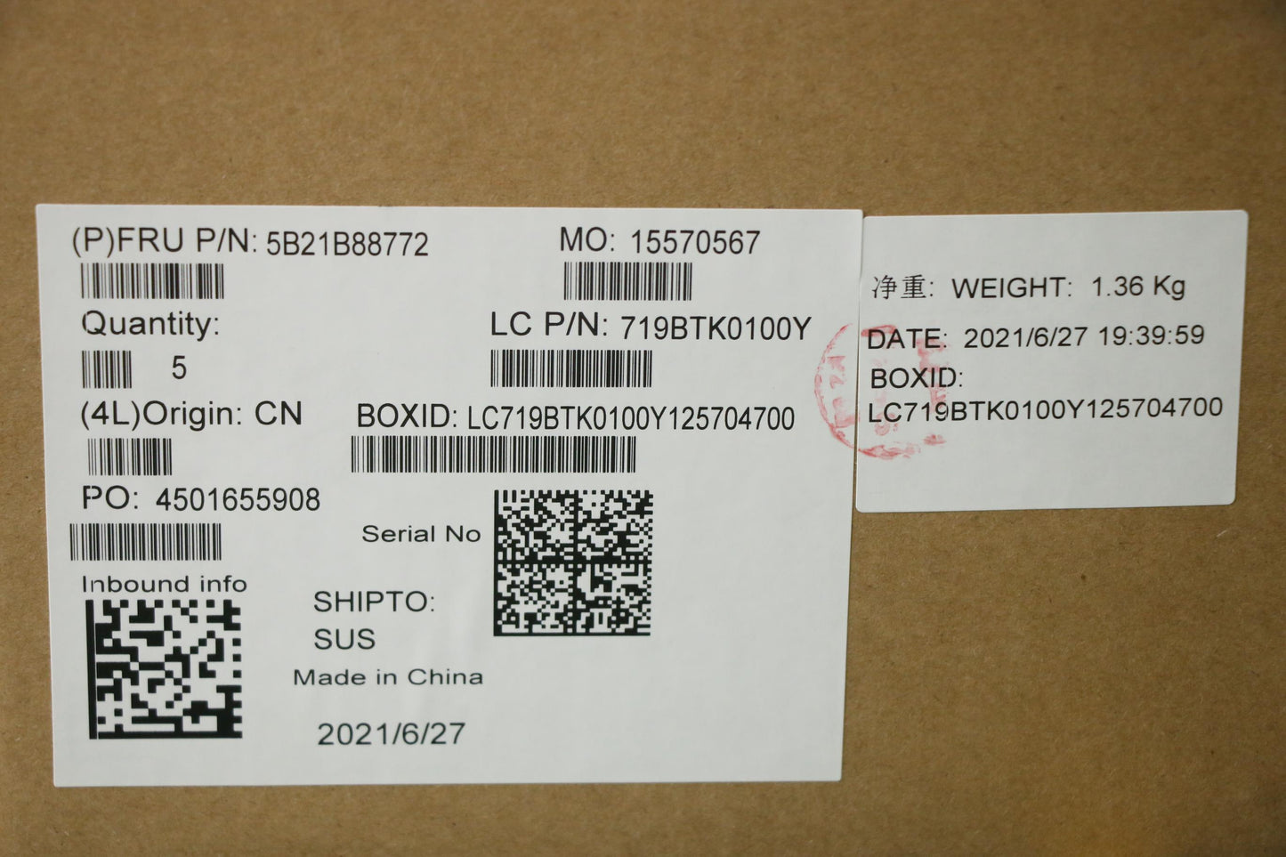 Lenovo Bdplanar Fli7-1185G7 16G Vpnok - 5B21B88772