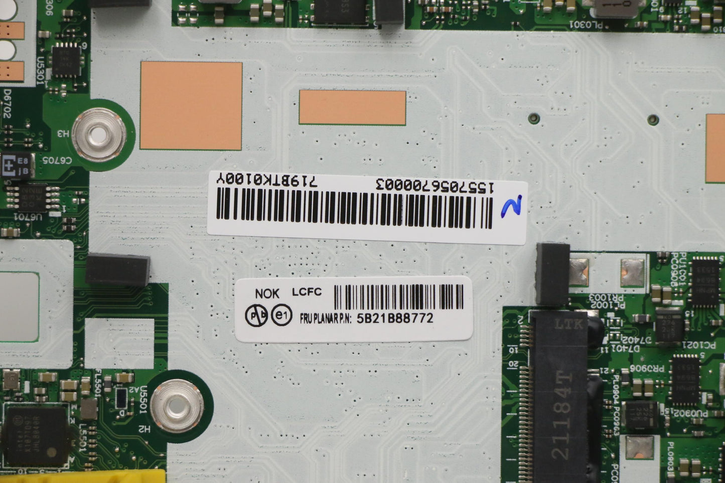 Lenovo Bdplanar Fli7-1185G7 16G Vpnok - 5B21B88772