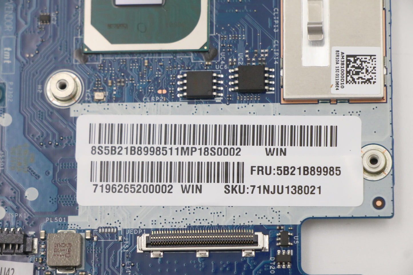 Lenovo Bdplanar Mb C 82L3 Win I5Mx450 - 5B21B89985
