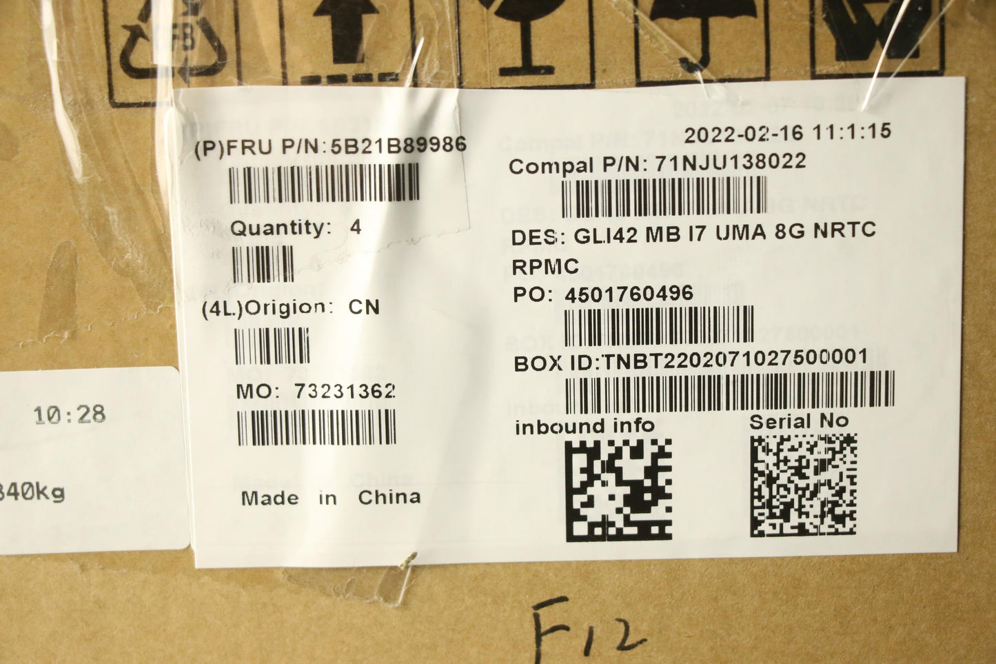 Lenovo Bdplanar Mb C 82L3 Nok I7Uma 8 - 5B21B89986