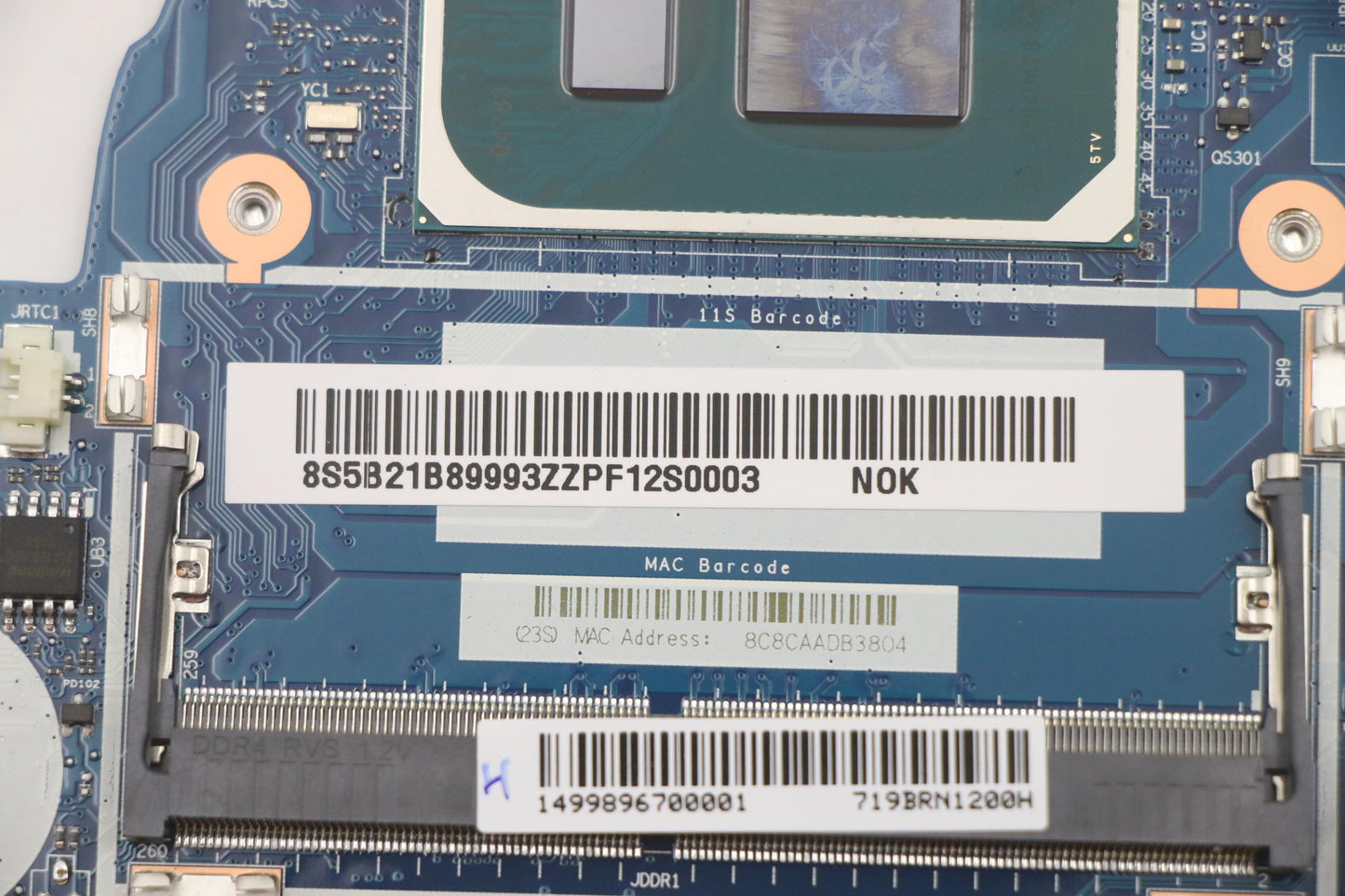 Lenovo Bdplanar Mbl82Kanoki51135G7Uma - 5B21B89993