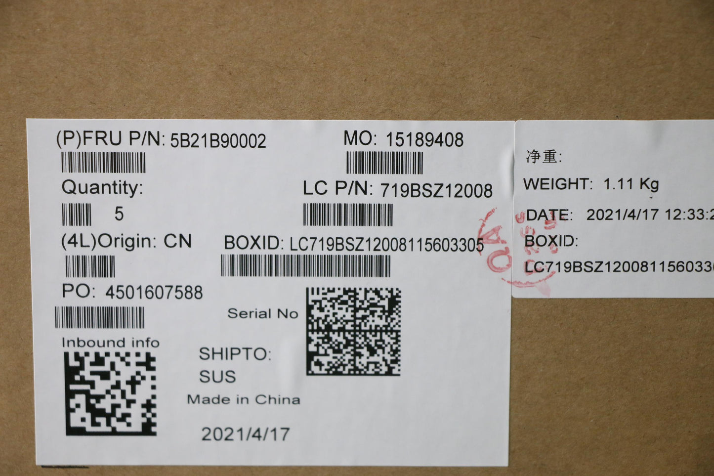 Lenovo Bdplanar Mbl82Kcwinr55500Uuma_ - 5B21B90002