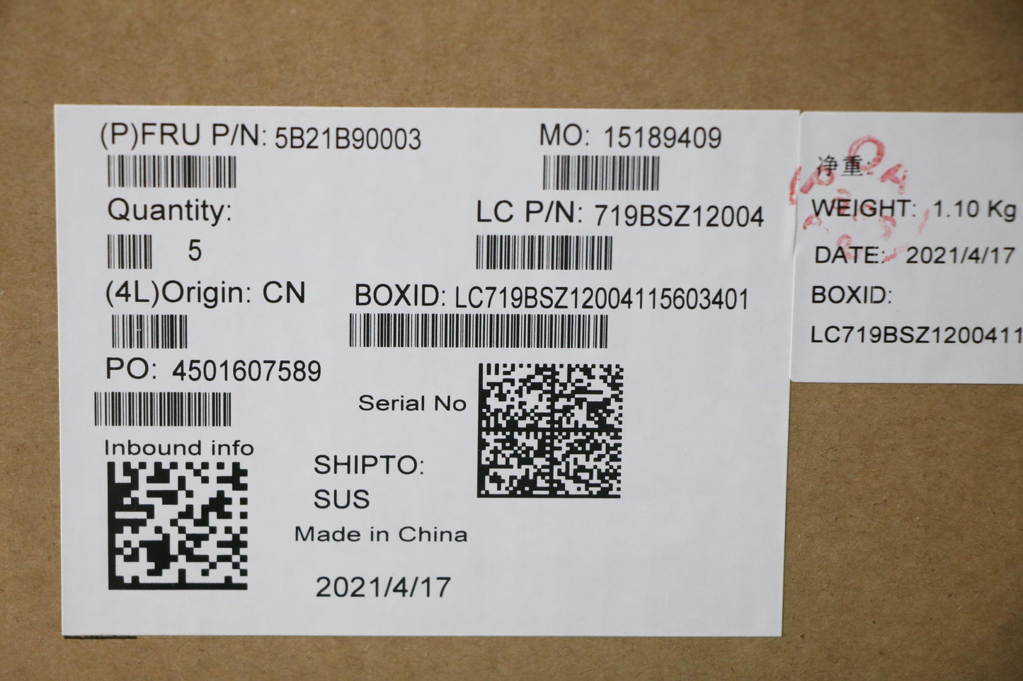 Lenovo Bdplanar Mbl82Kcnokr55500Uuma_ - 5B21B90003