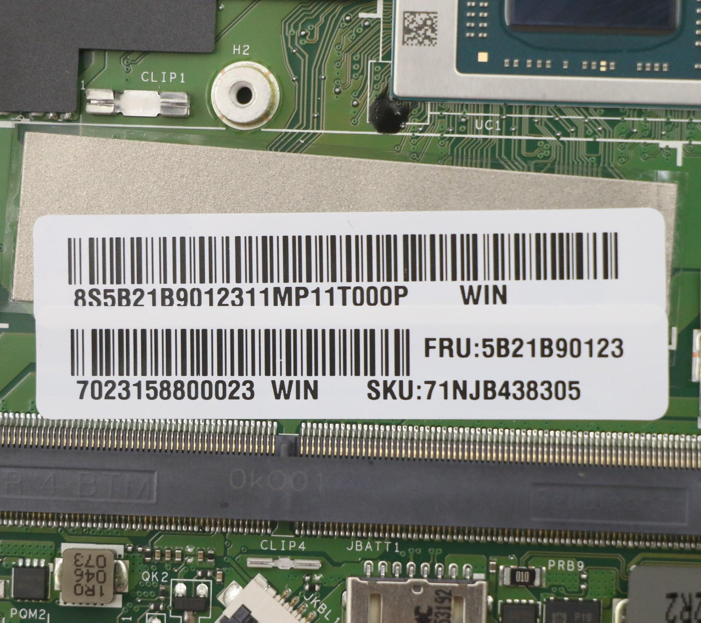 Lenovo Bdplanar Mbc20Vg Winr343_Uma8G - 5B21B90123