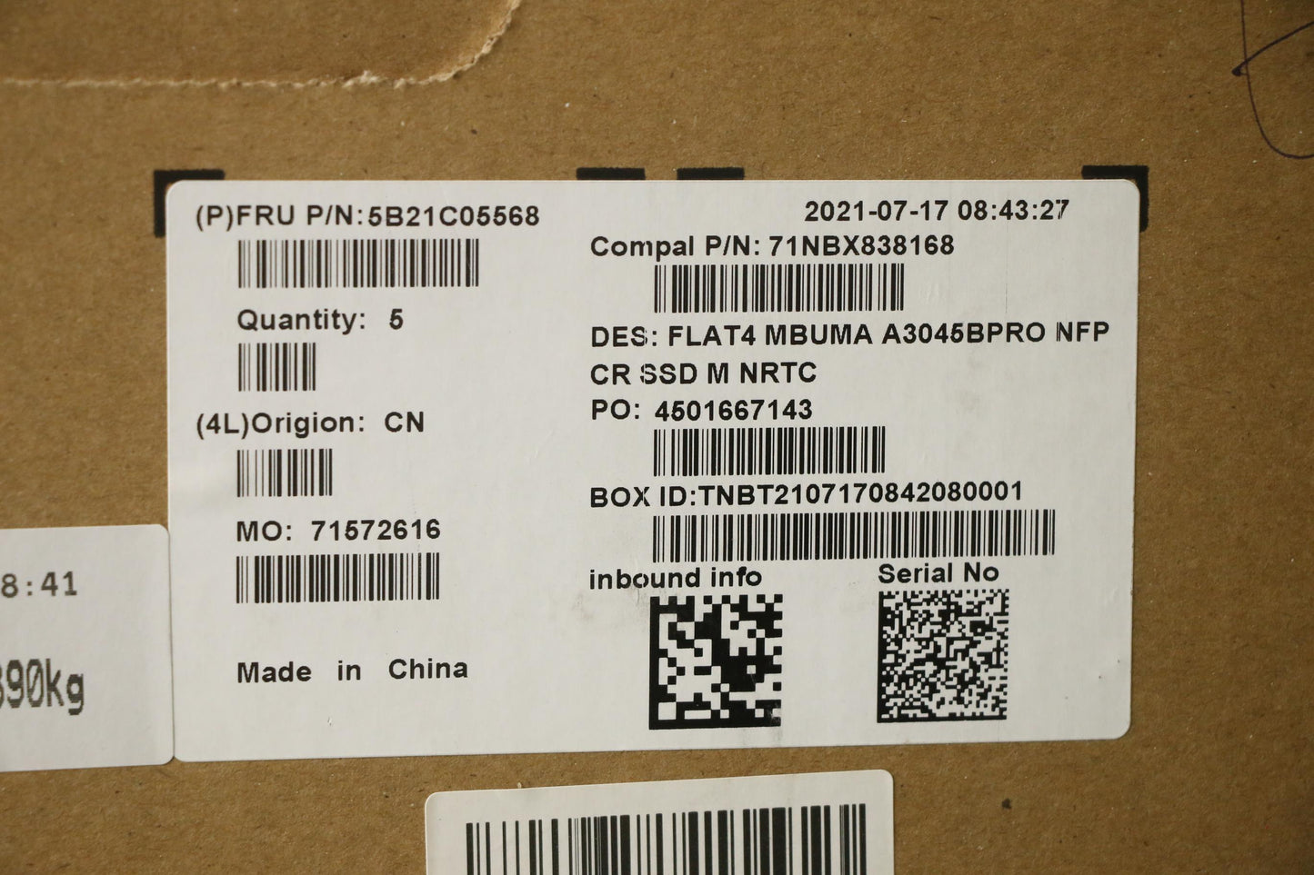 Lenovo Bdplanar Mbc82Fj Noka3045B Pr_ - 5B21C05568