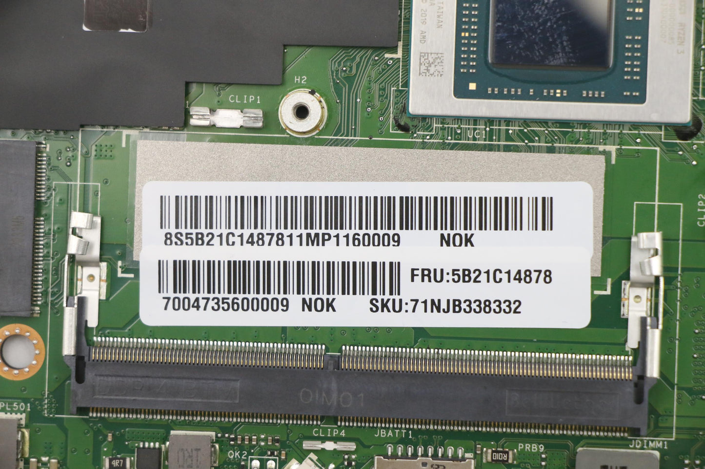 Lenovo Bdplanar Mbc20Vf Nokr343_Uma8G - 5B21C14878