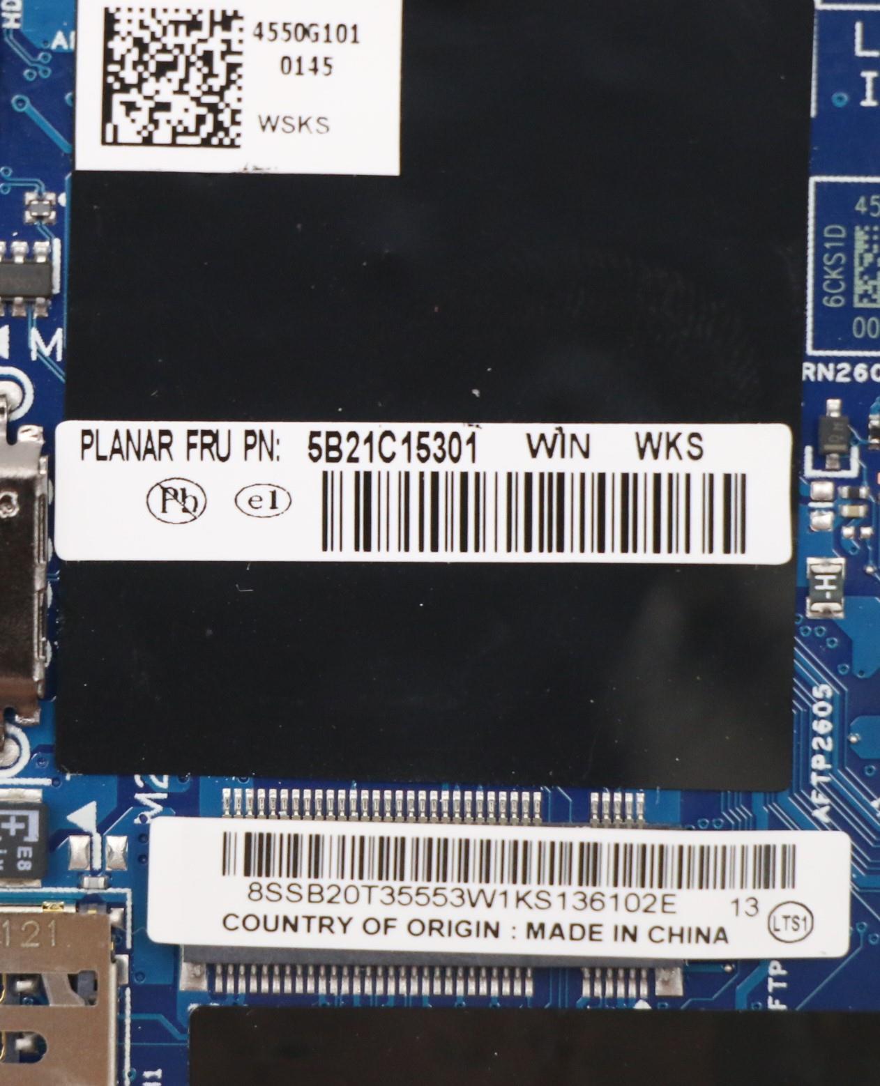 Lenovo Bdplanar Win,I5-8365U Vp,8G,Jp - 5B21C15301