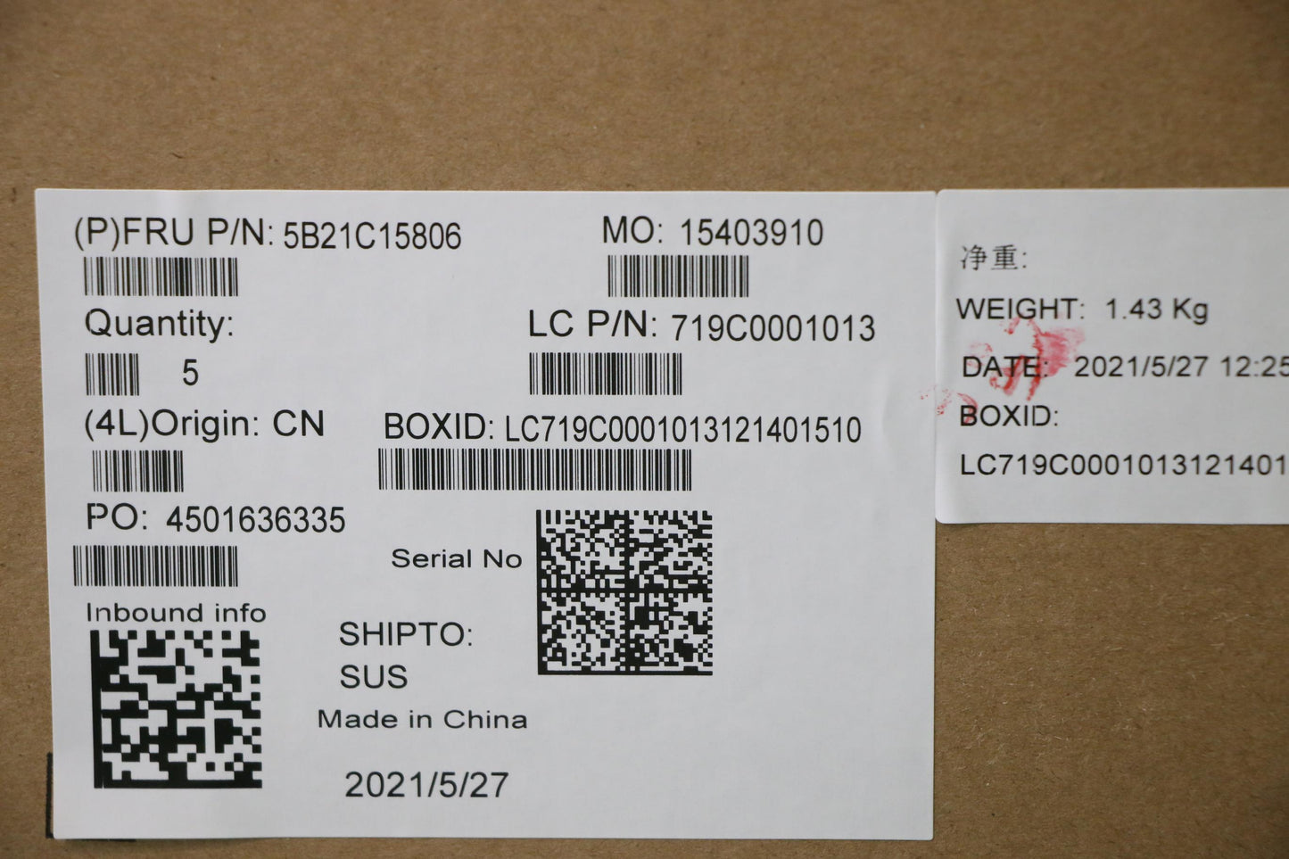 Lenovo Bdplanar Fli5-1135G7 8G Nok Na - 5B21C15806