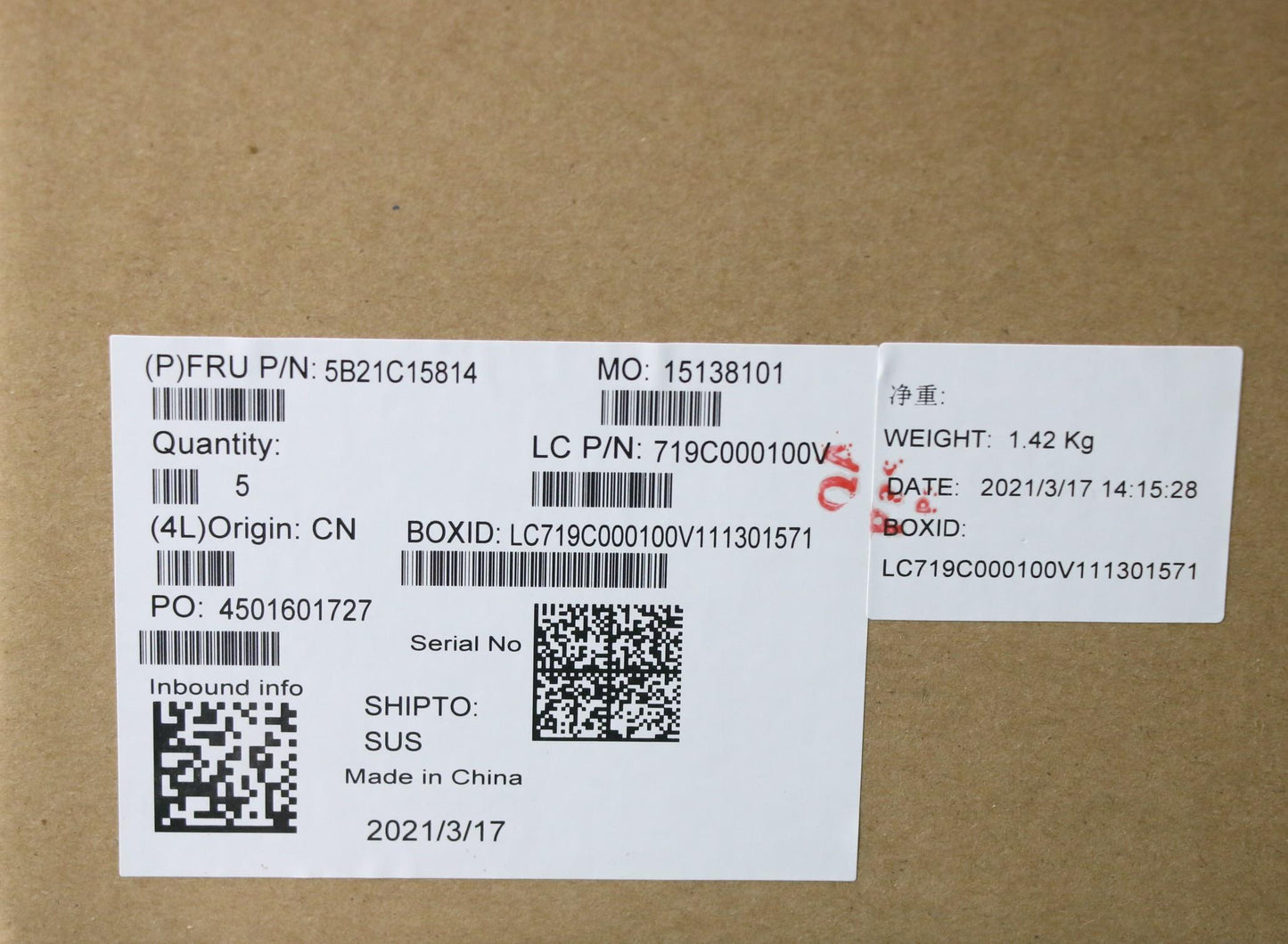 Lenovo Bdplanar Fli7-1165G7 8G Win Na - 5B21C15814