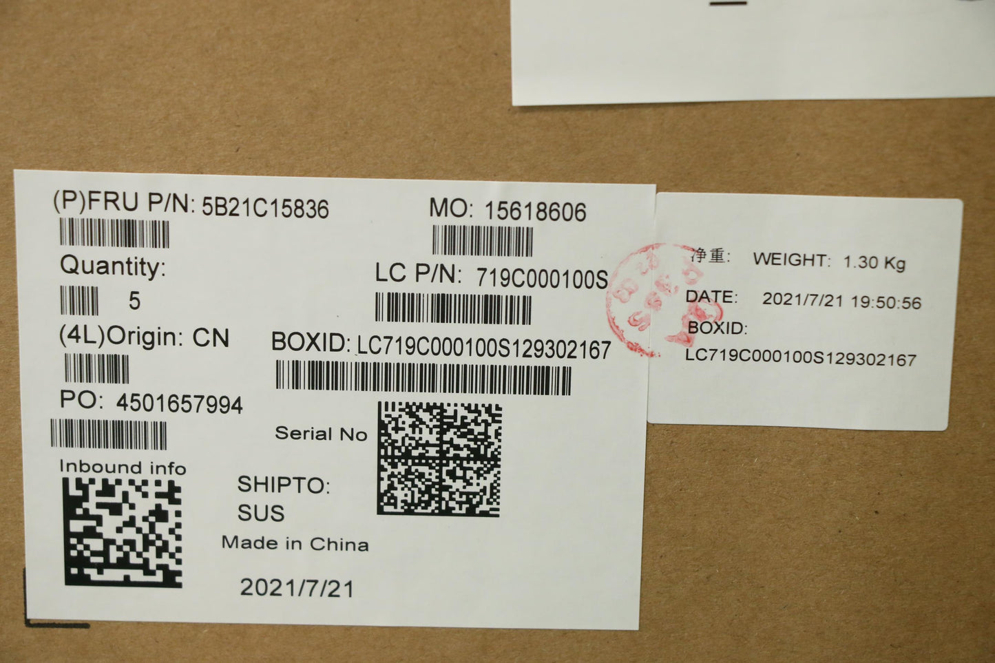 Lenovo Bdplanar Fli5-1145G7 8G Vp Nok - 5B21C15836