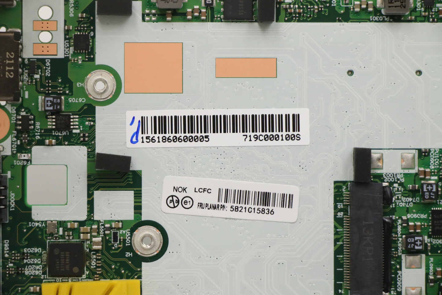 Lenovo Bdplanar Fli5-1145G7 8G Vp Nok - 5B21C15836