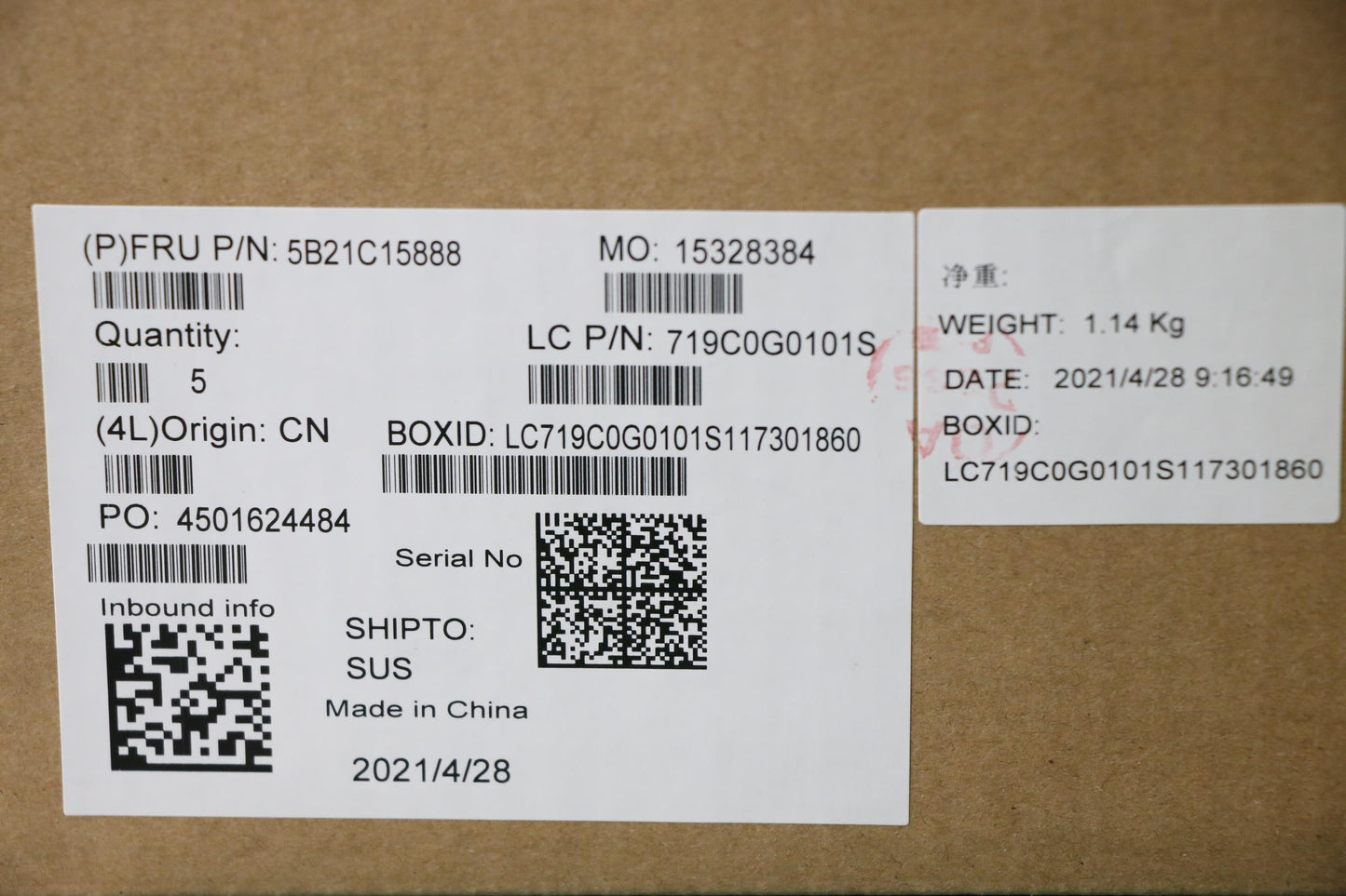 Lenovo Bdplanar Fli5-1135G7 8G 210Win - 5B21C15888