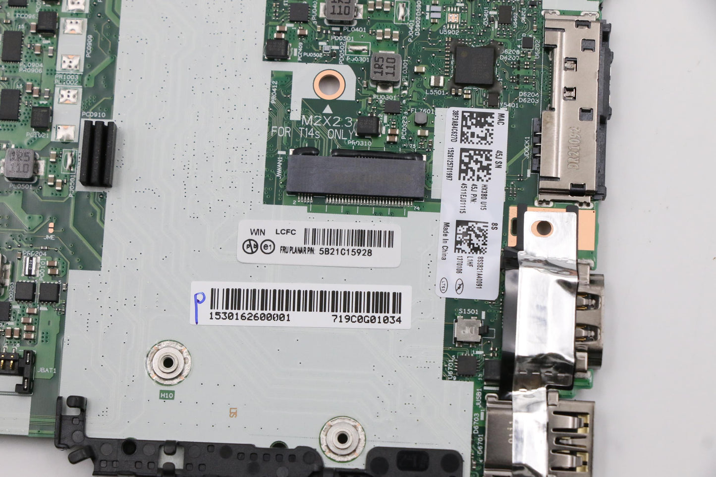 Lenovo Bdplanar I7-1165G7 16G 210 Win - 5B21C15928