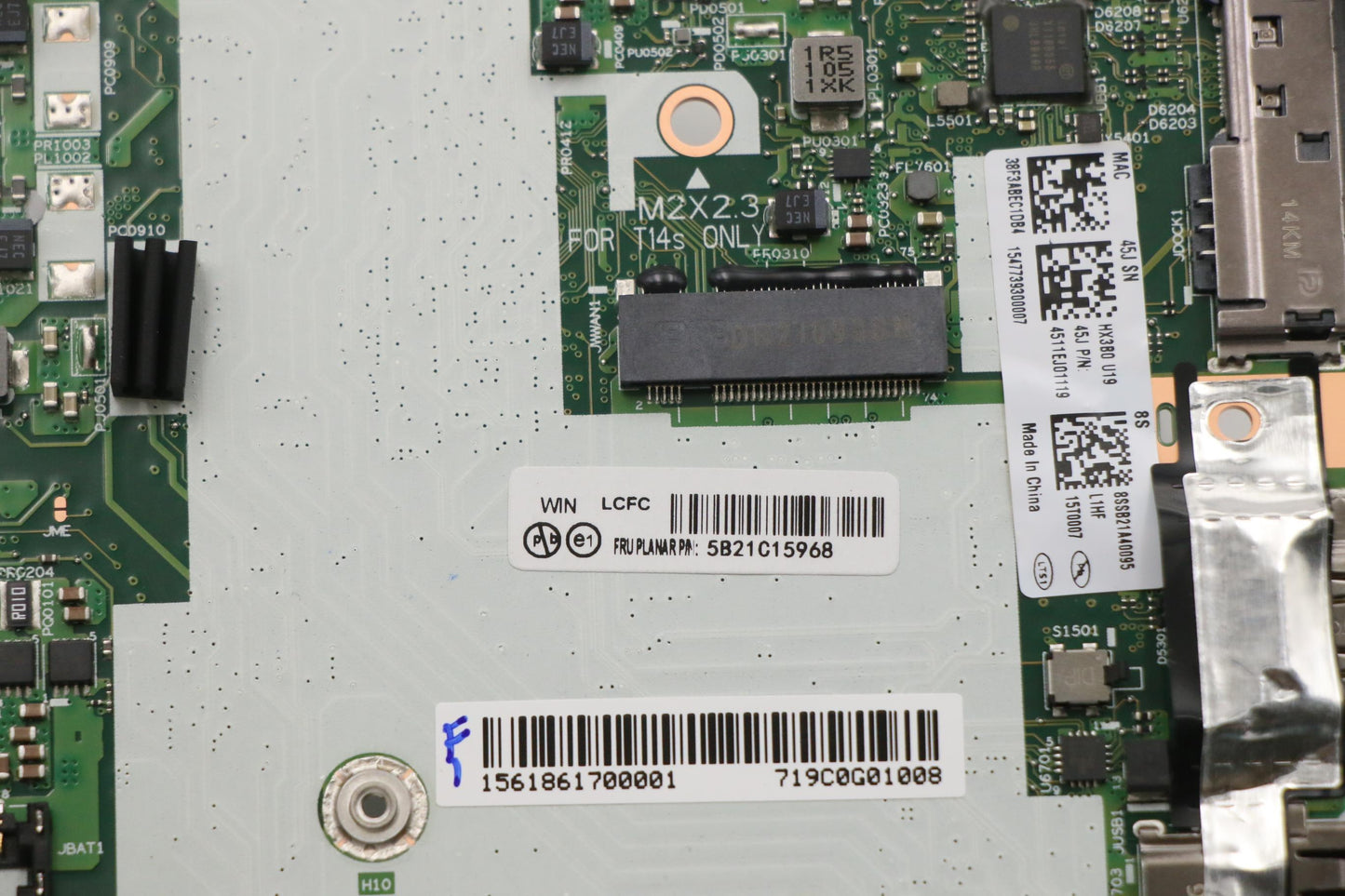 Lenovo Bdplanar I7-1185G7 8G 210Vpwin - 5B21C15968