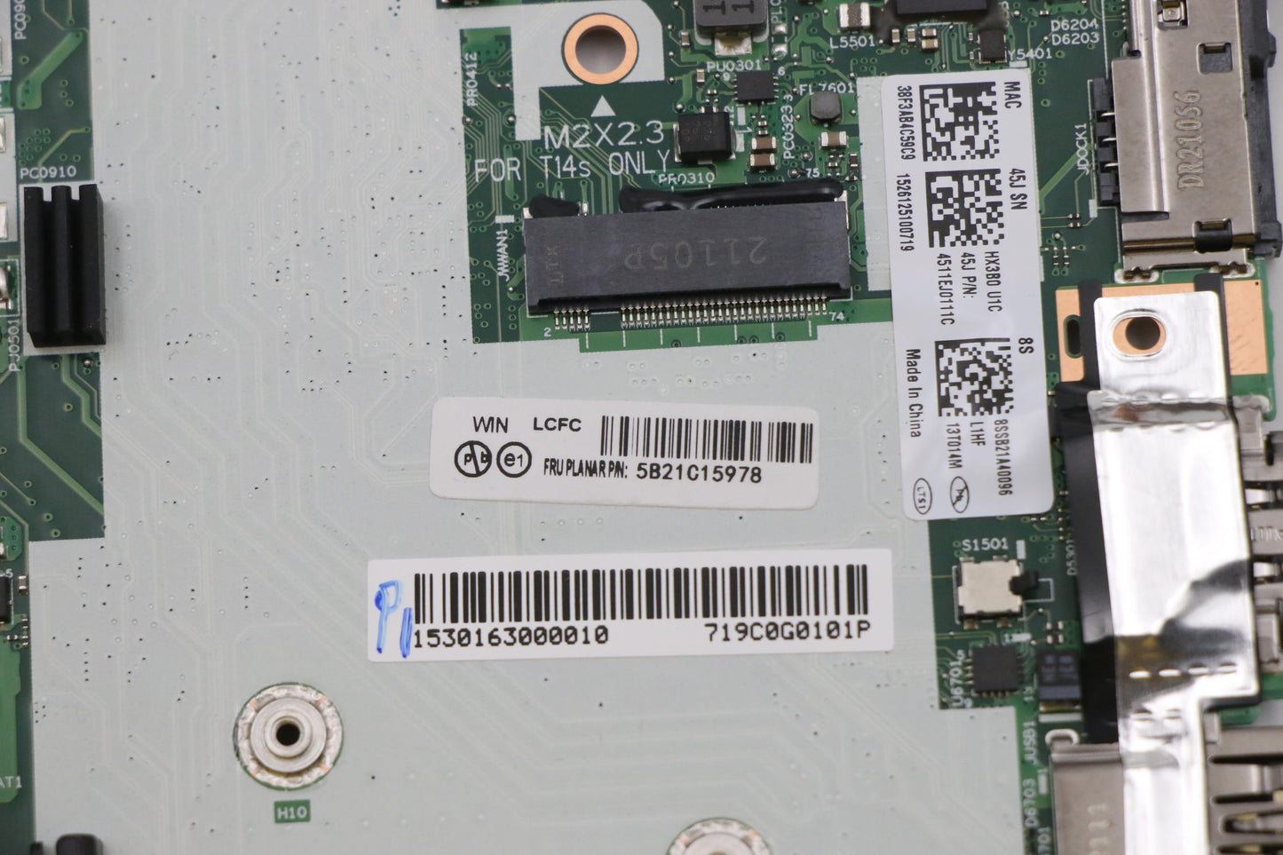 Lenovo Bdplanar Fli7-1185G716G 210Vpw - 5B21C15978