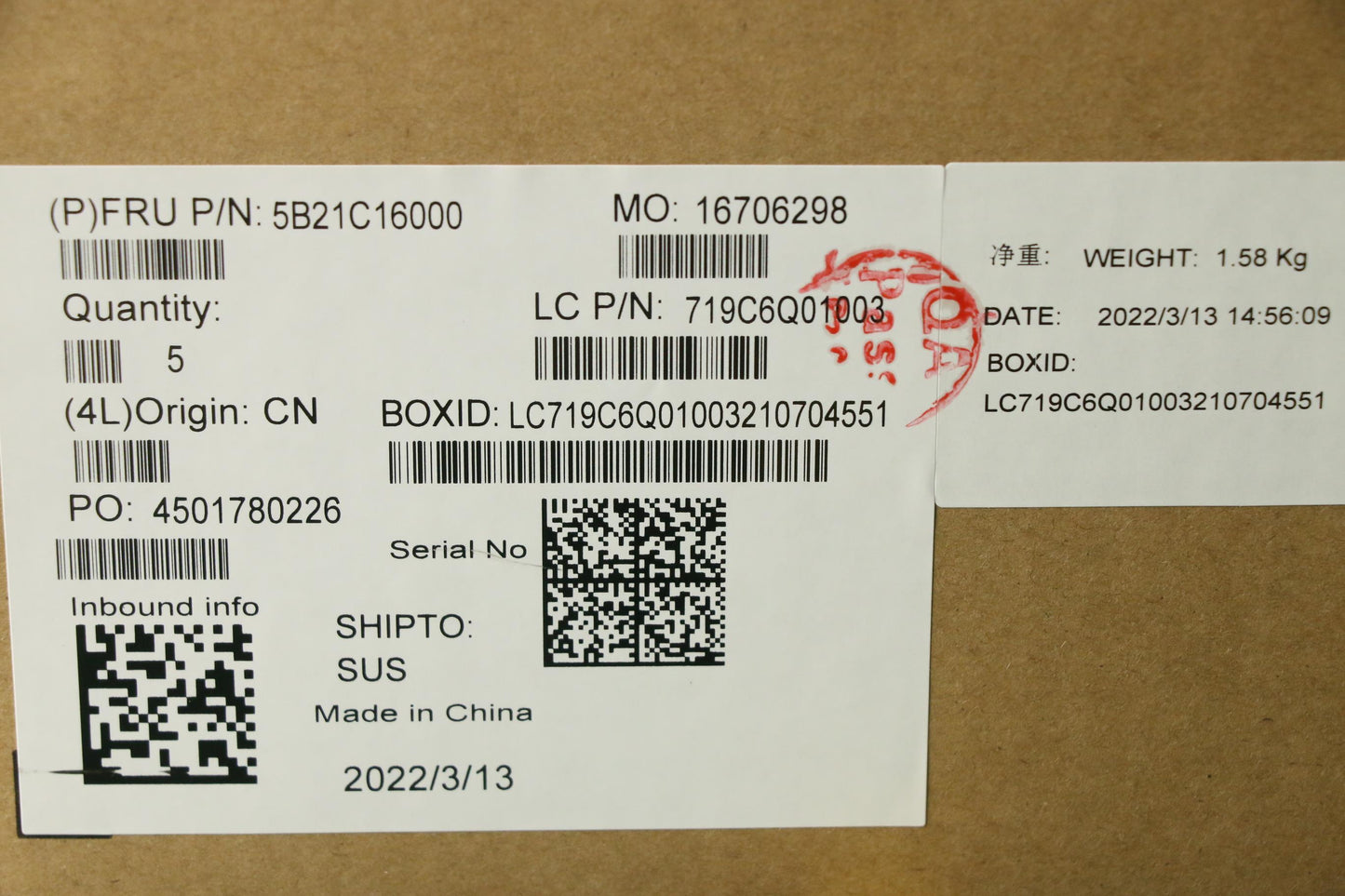 Lenovo Bdplanar Fl R3 5400U Ig,Nok,Nd - 5B21C16000