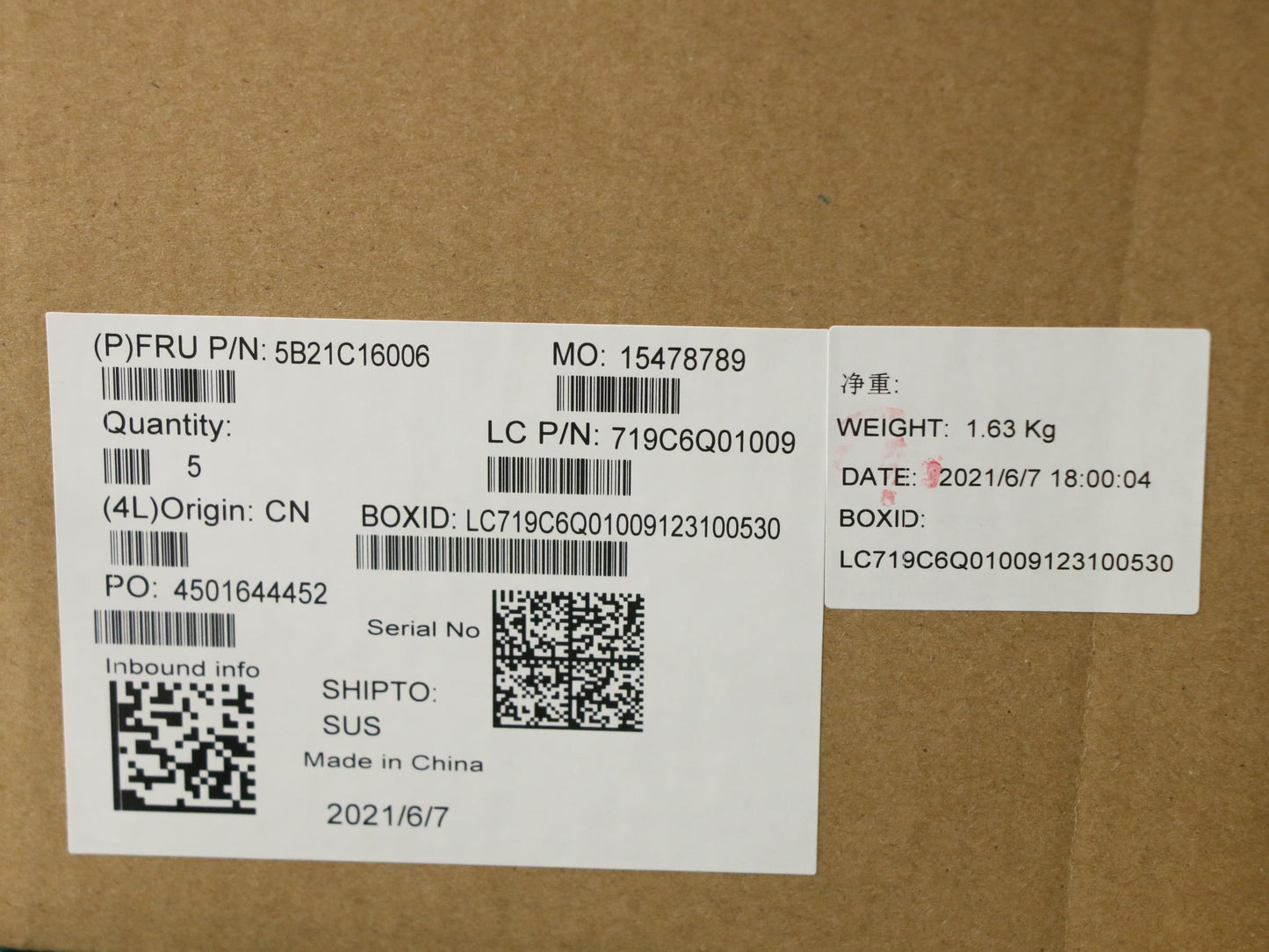 Lenovo Bdplanar Fl R3P 5450U Ig,Win,Y - 5B21C16006