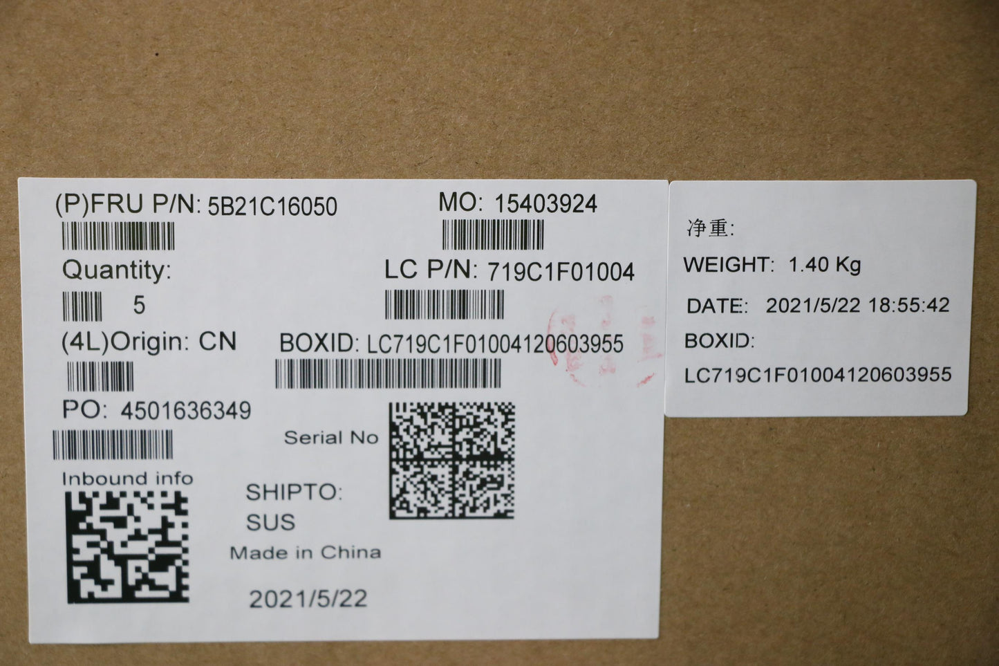 Lenovo Bdplanar Flr5 5500U Rvg8G Mbno - 5B21C16050