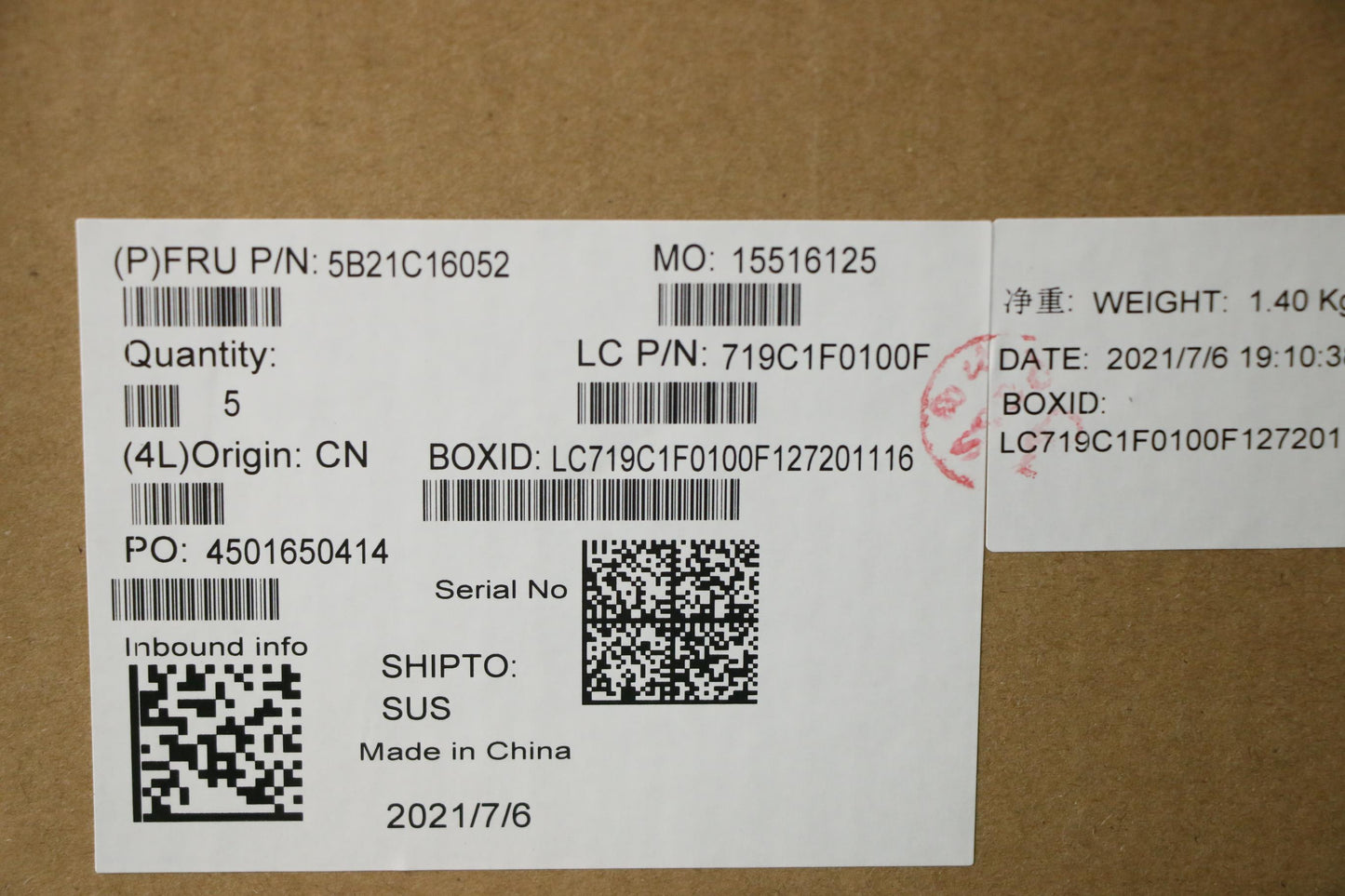 Lenovo Bdplanar Flr5 5600U Rvg8G Mbno - 5B21C16052