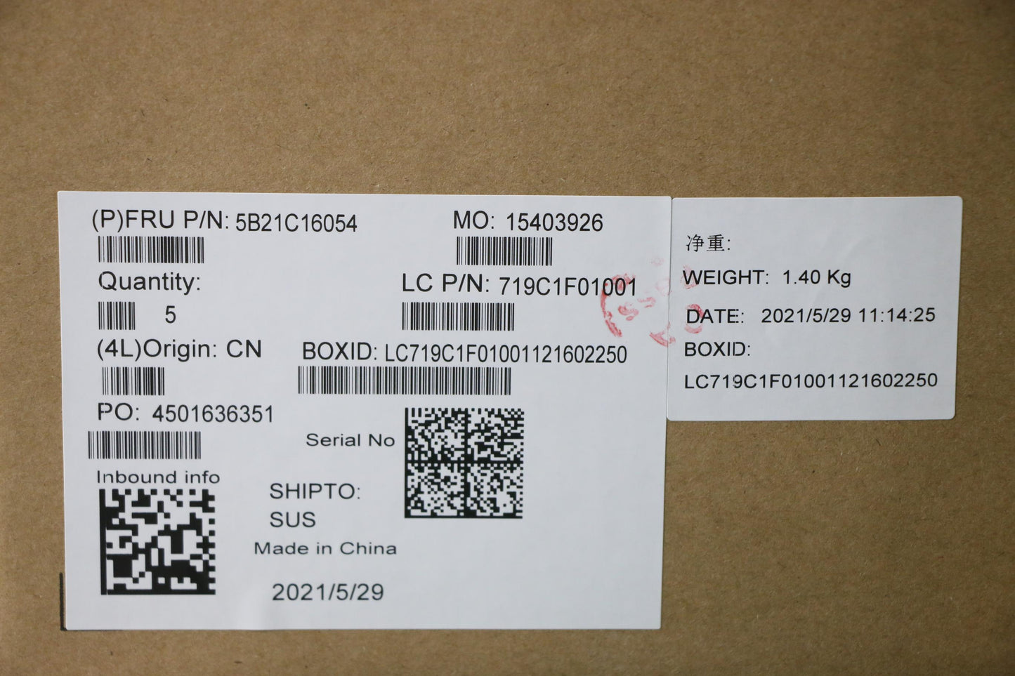 Lenovo Bdplanar Flr3 5300U Rvg8G Mbwi - 5B21C16054