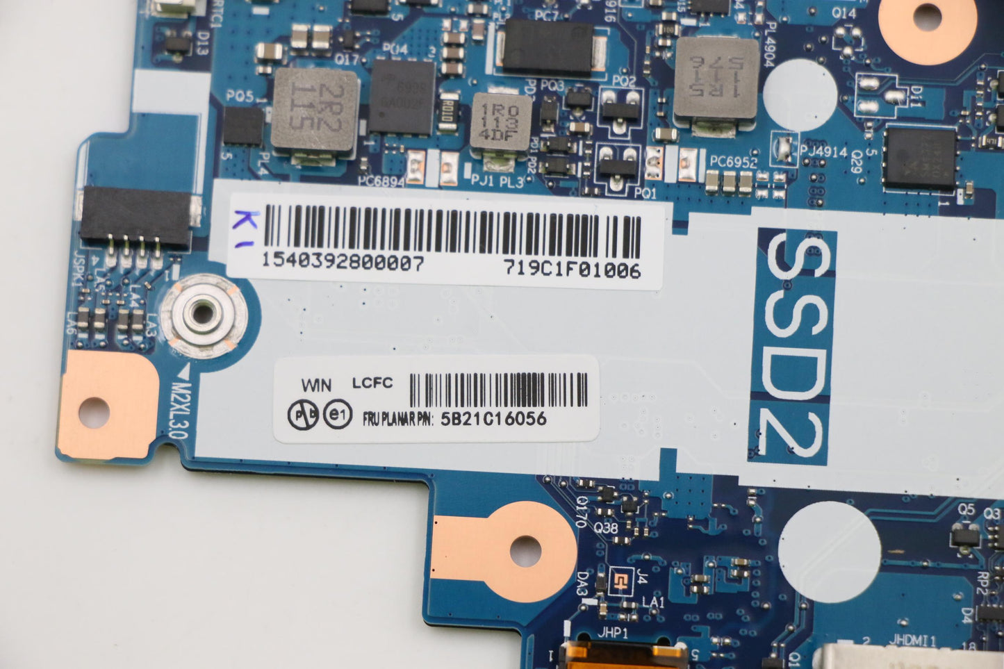 Lenovo BDPLANAR FLR5 5500U RVG, 8GB, MB, WIN, ND, Yd2Y AB - 5B21C16056