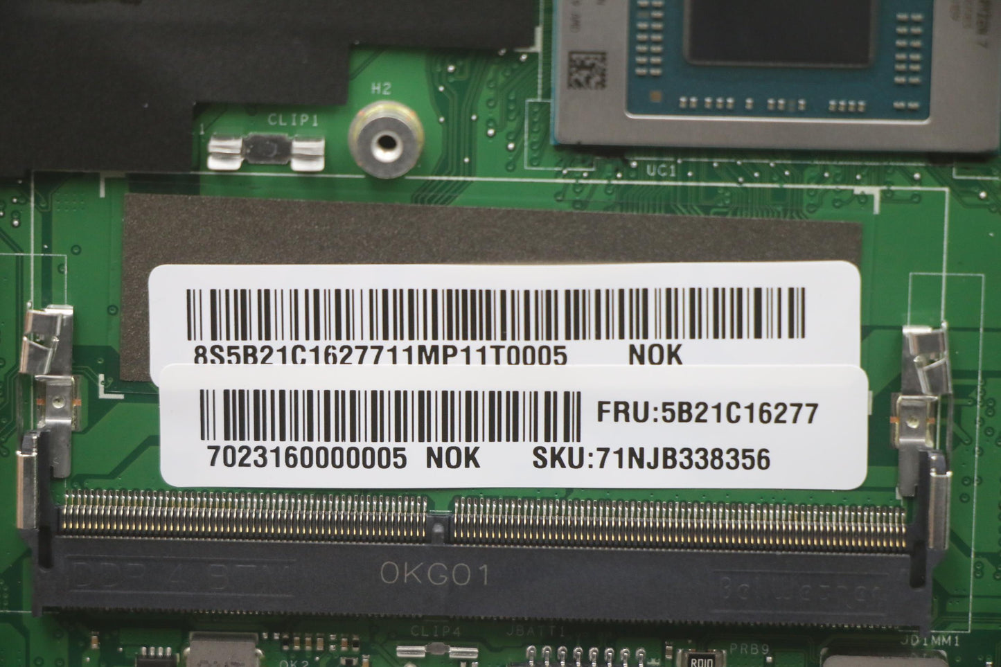 Lenovo Bdplanar Mbc20Vf Nokr747_Uma8G - 5B21C16277