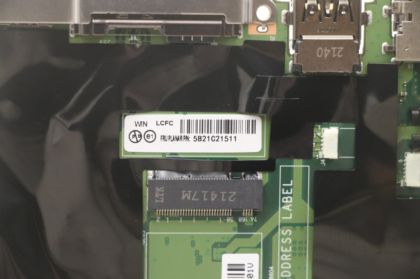 Lenovo Bdplanar Win,I7-8665U,8G,9560, - 5B21C21511