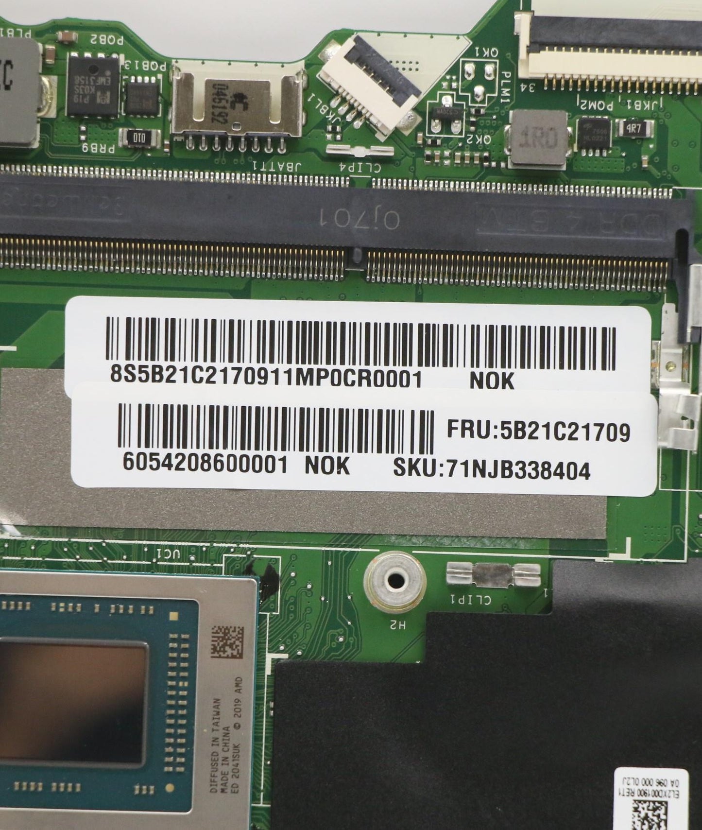 Lenovo Bdplanar Mbc20Vf Nokr748_Uma8G - 5B21C21709