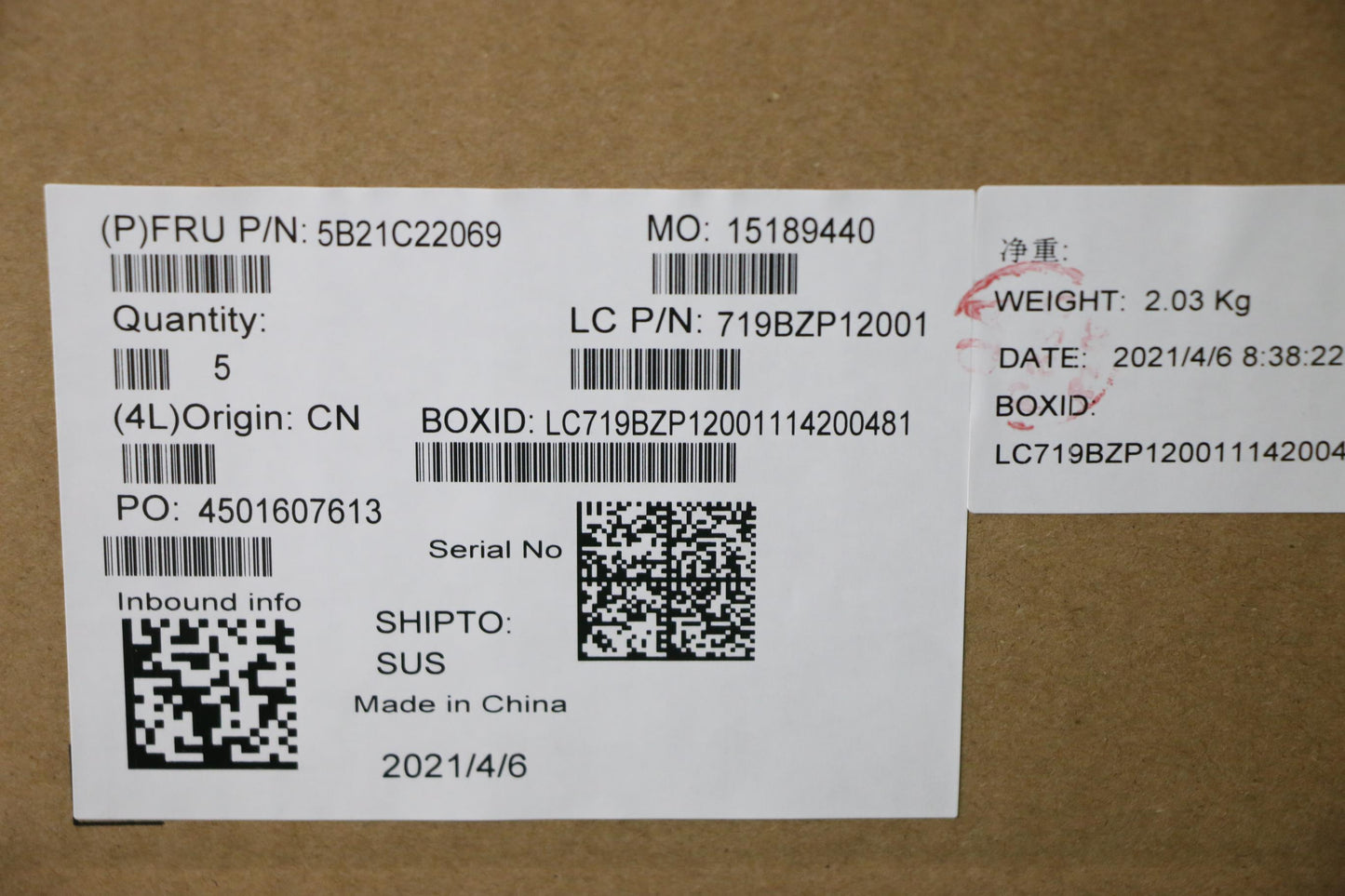 Lenovo Motherboard with R7-5800H and RTX3060 for Windows - 5B21C22069