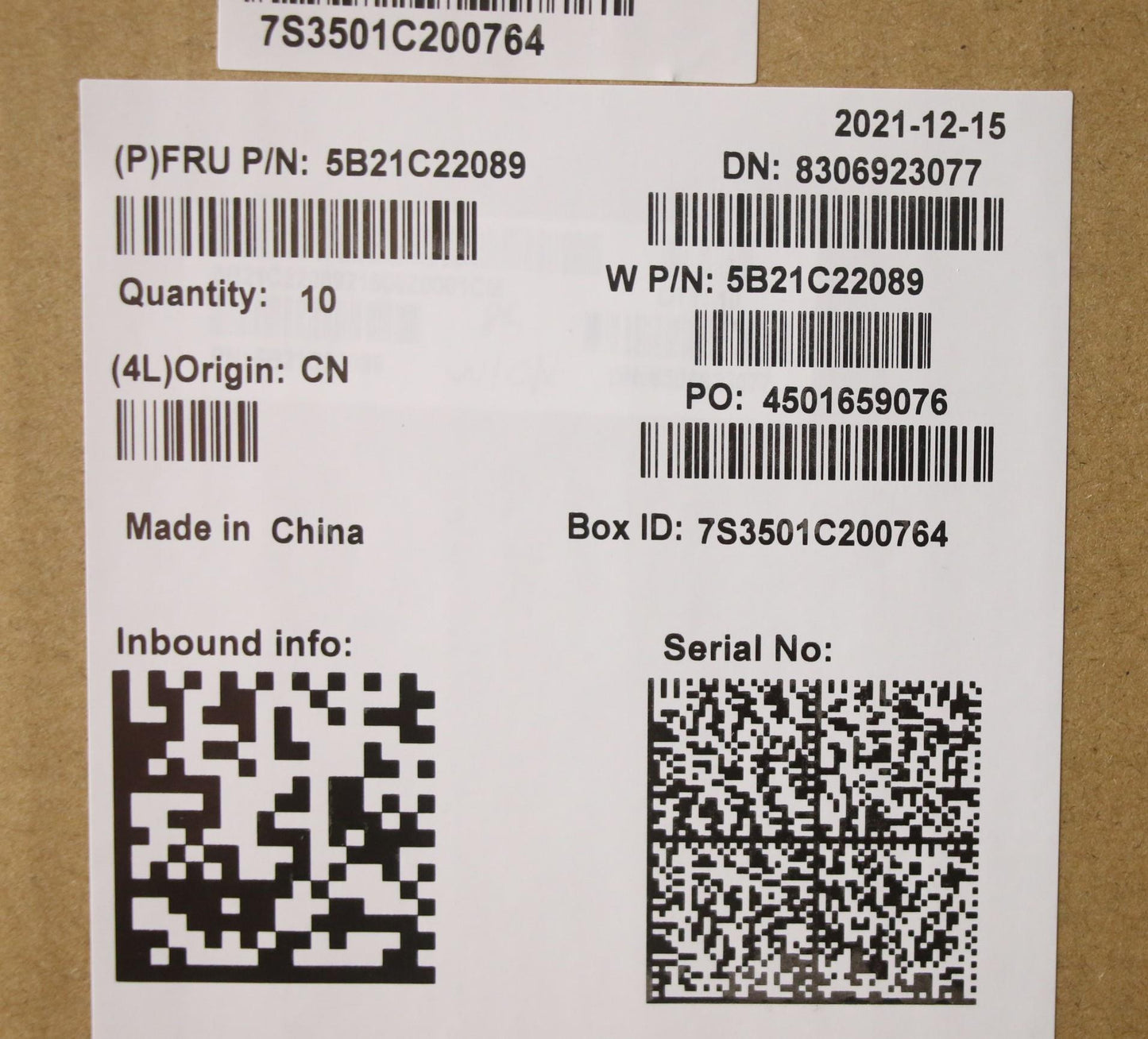 Lenovo Bdplanar Mbw20Vawini51135G7U16 - 5B21C22089