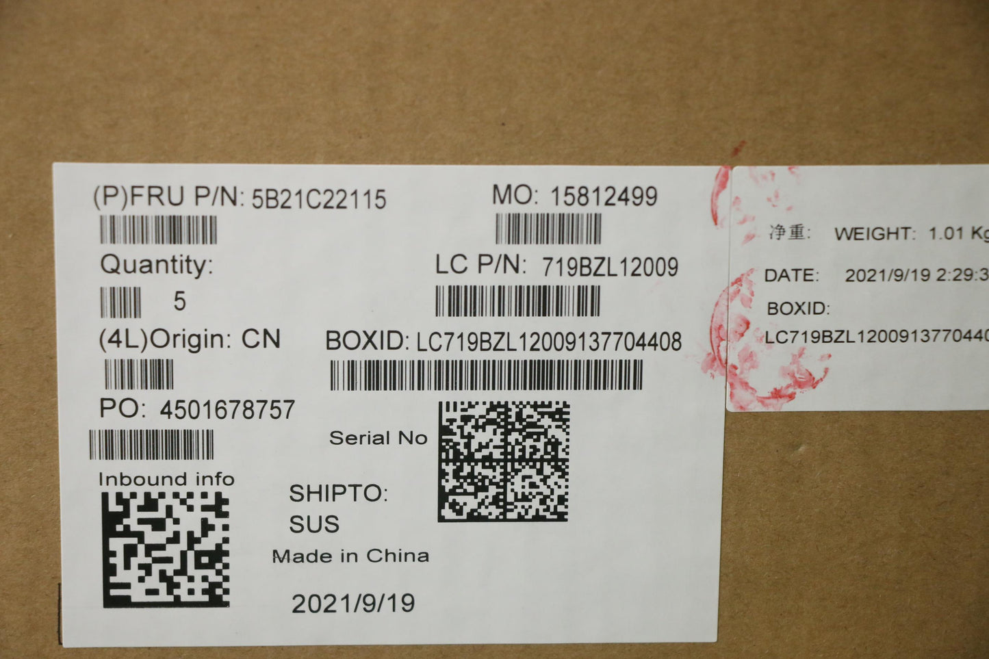 Lenovo Bdplanar Mb L82Ncwin I5Mx450B_ - 5B21C22115
