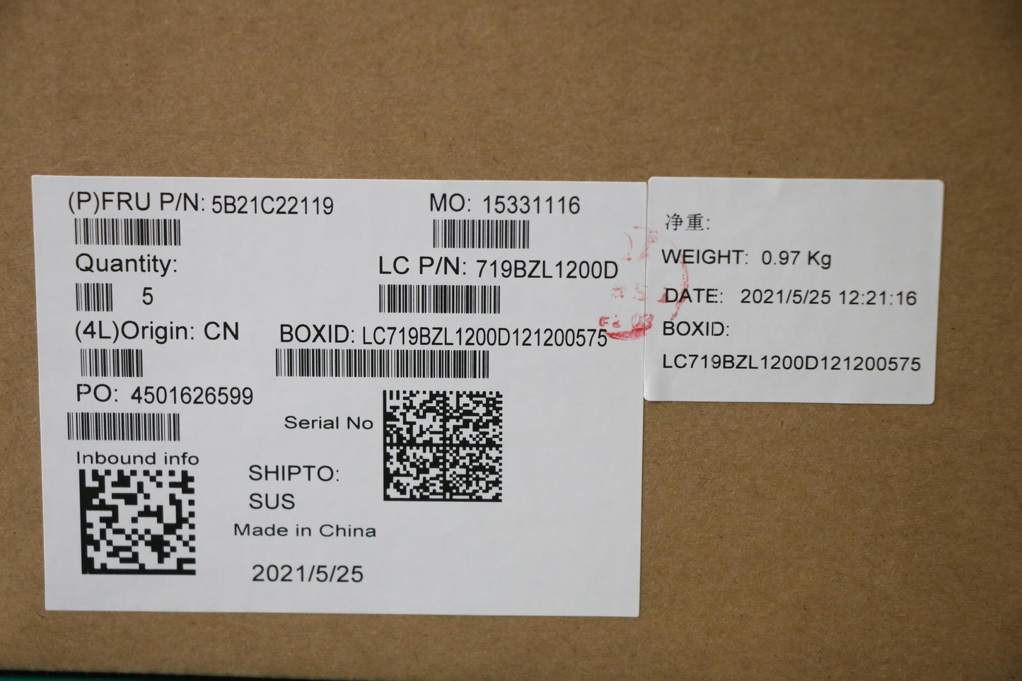 Lenovo Bdplanar Mb L82Ncwin I5_Mx450_ - 5B21C22119