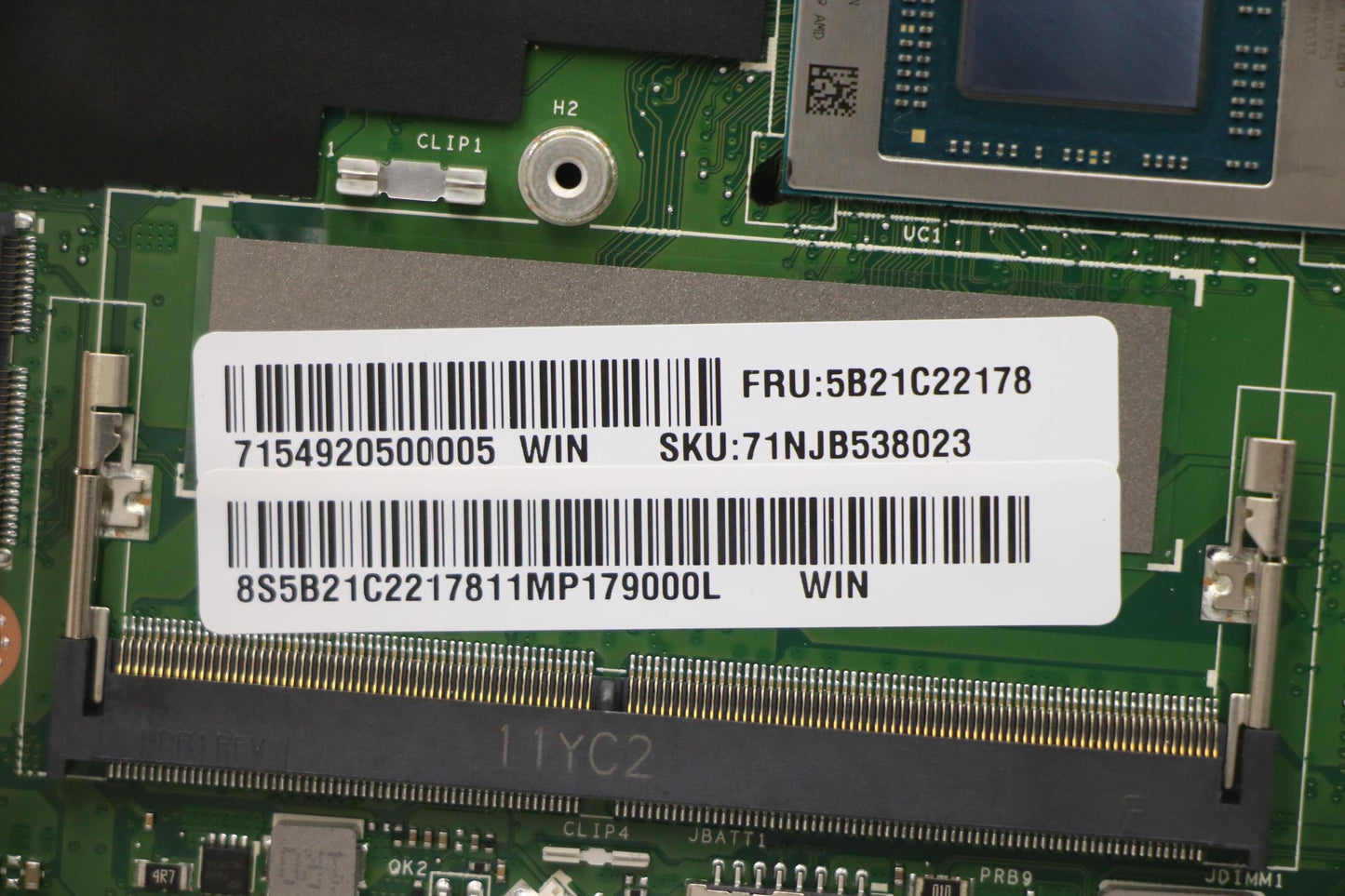 Lenovo Motherboard, R5 5500, UMA, 4GB RAM, Windows, RPMC - 5B21C22178