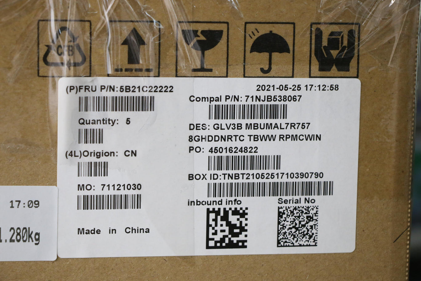 Lenovo Bdplanar Mbc21A4 Winr757Uma8G_ - 5B21C22222